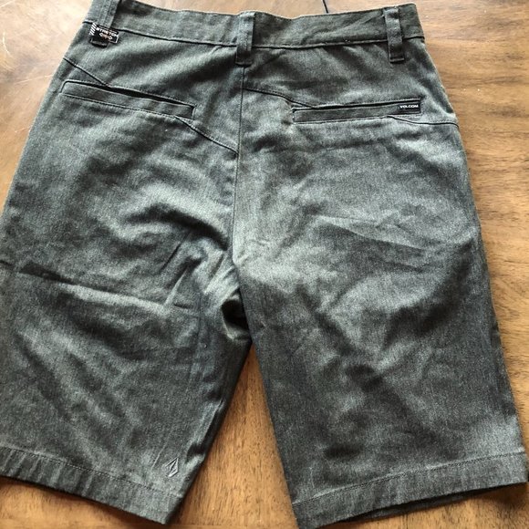 VOLCOM VMONTY STRETCH SHORTS | CHARCOAL HEATHER | Size 31 - Picture 9 of 9